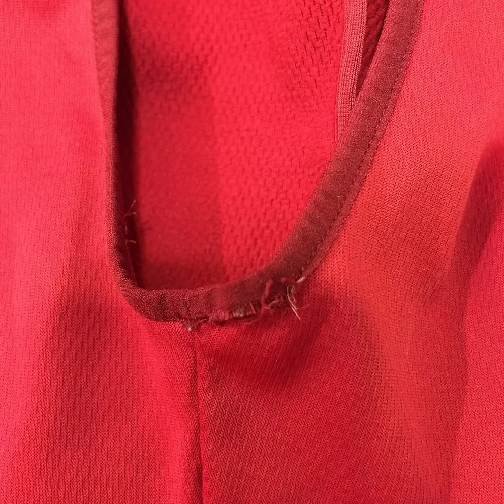 ADIDAS Climawarm Hoodie Red Size  Large.